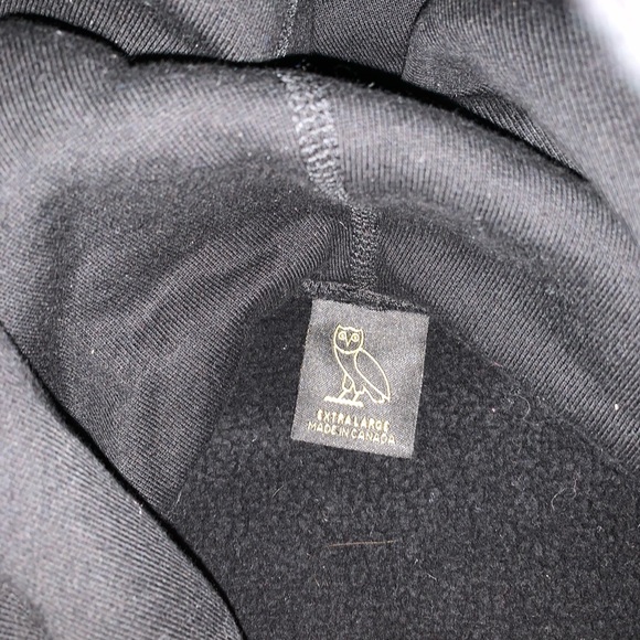 OVO hoodie extra large in black with gold color threading - Picture 2 of 2